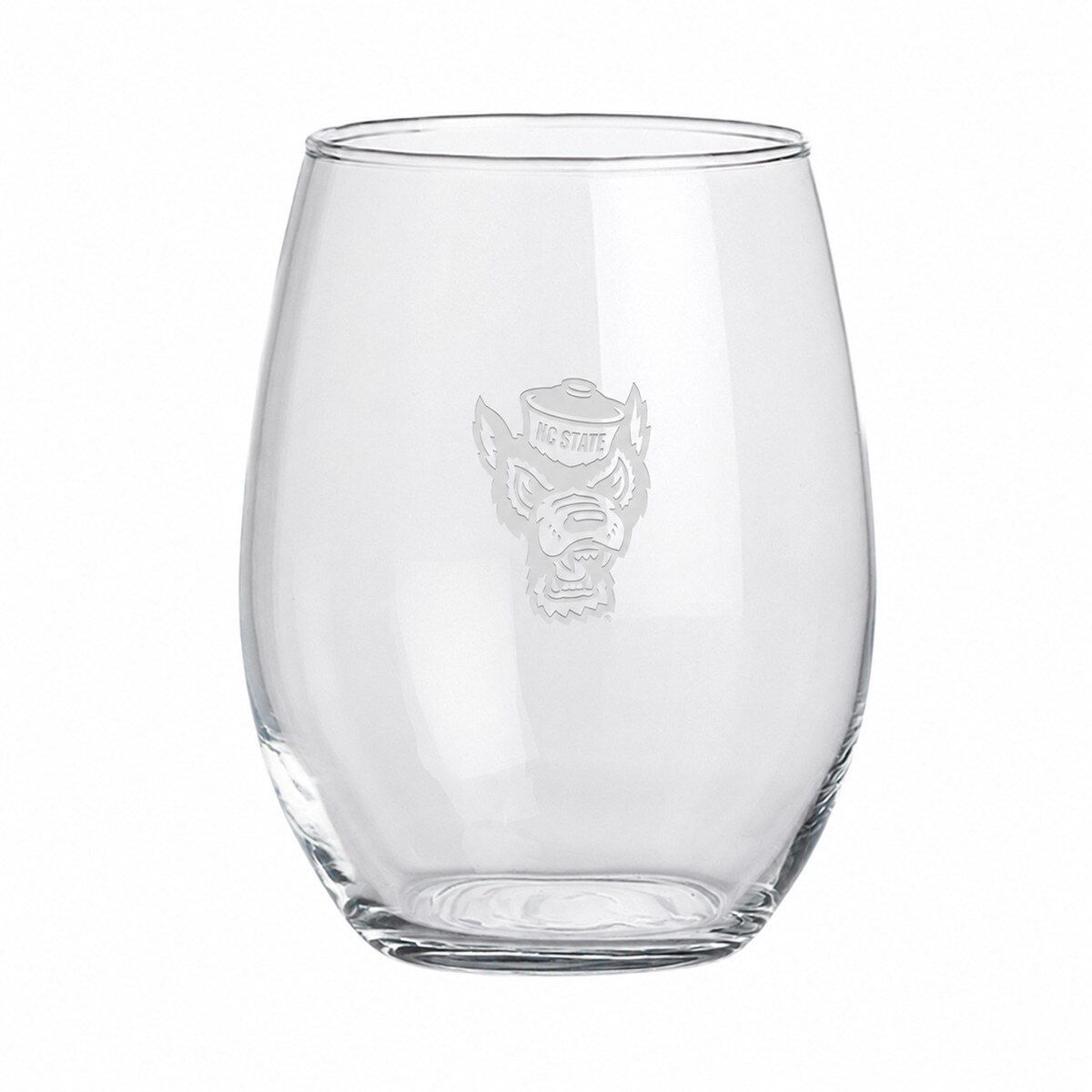 Stemless Wine Glass 21oz. Wolfhead